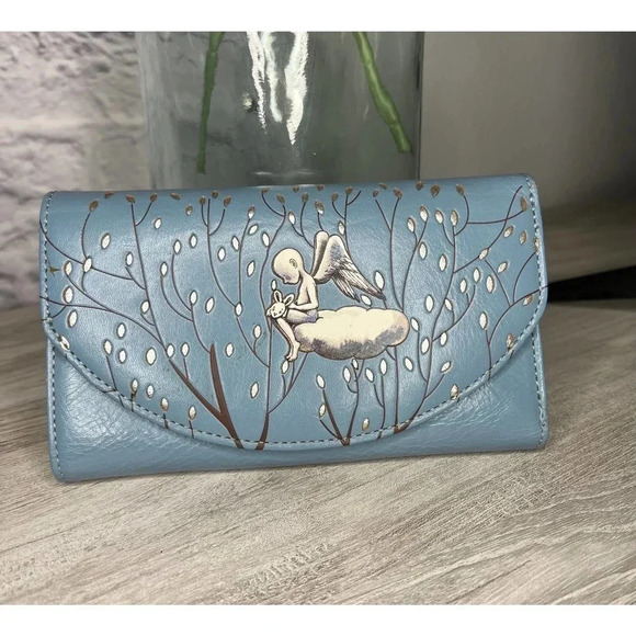 Angel on cloud women’s wallet. - Picture 2 of 5